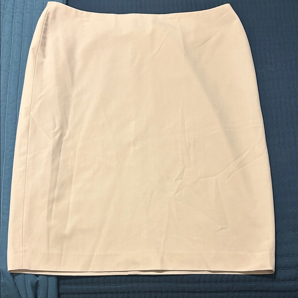 Anne Klein Cream Pencil Skirt